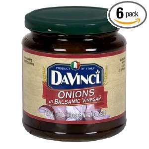 Davinci Roasted Onions in Balsamic, 10 Ounce Units (Pack of 6)