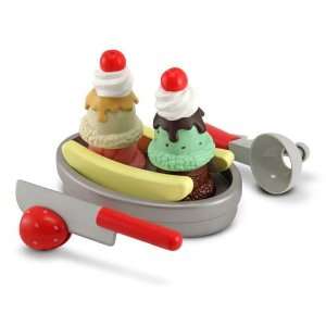  Slice and Scoop Ice Cream Sundae Set: Toys & Games