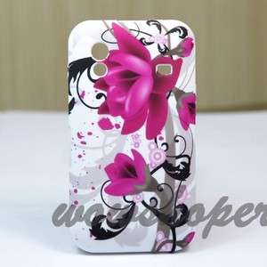 Flower back cover case fo Samsung Galaxy Ace S5830 D86  
