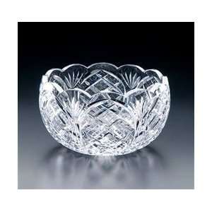  Heritage Irish Crystal 6 inch Cathedral Scalloped Bowl 