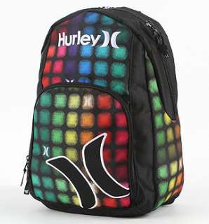 Hurley Dots Backpack Book Bag Girls School Multi NEW + Pencil Case 