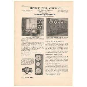   Flow Meters Elmhurst Water Works Print Ad (48968)