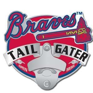   MLB Atlanta Braves Trailer Hitch Cover   Tailgater: Sports & Outdoors