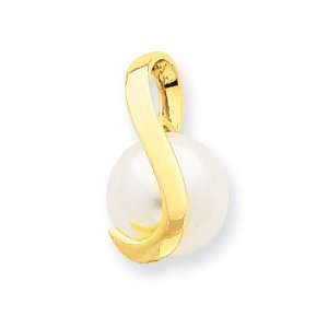  14k Gold Cultured Pearl Pendant Jewelry
