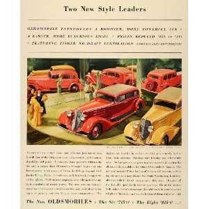   Ad General Motor Oldsmobile Car Six Eight Showroom   Original Print Ad