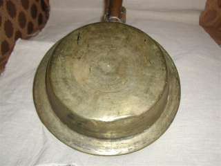 Rare Early 1800s / Late 1700s Antique Bed Warmer Folk Art Brass Copper 