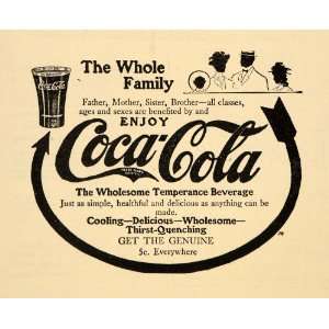  Beverage Soda Pop Coke Family   Original Print Ad: Home & Kitchen