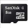 8GB Micro SD Card + Protector For HTC Wildfire 6225 Bee  