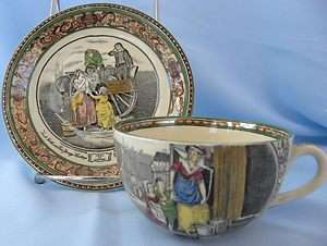 Adams Cup Saucer Cries Of London Fresh Gathered Peas Young Hastings 