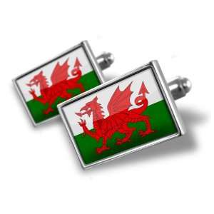 Cufflinks Wales (Cymru) Flag region United Kingdom   Hand Made Cuff 