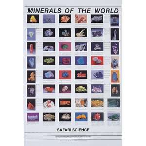  Safari 20013 Minerals Of The World Poster   Pack Of 3 