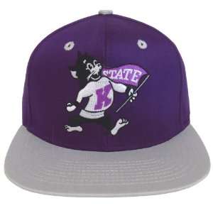  Kansas State Wildcats Retro Old Logo Snapback Cap Hat 
