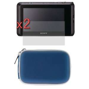   Blue Digital Camera Zipper Pouch Case for Sony TX10 Digital Camera