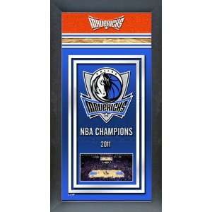  Dallas Mavericks NBA Champions Banner Series Sports 