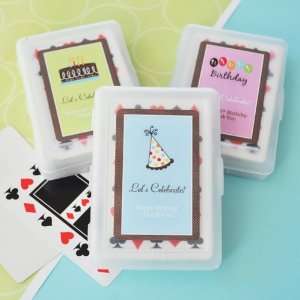  Personalized Birthday Playing Cards 24 Set: Health 