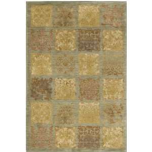  Quilted Rug 22x77runner Sage/rust