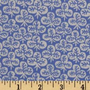 44 Wide Kaffe Fassett Clover Blue Fabric By The Yard: kaffe_fassett 