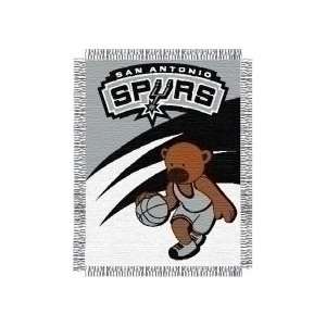  San Antonio Spurs Woven Baby Blanket 36 x 48: Sports 