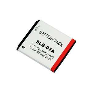  Li ion SLB 07A Battery Pack for Samsung camcorders TL90 