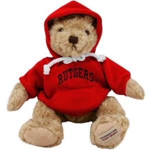  Rutgers Scarlet Knights 13 Hoody Bear Plush Sports 