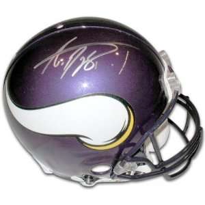  Adrian Peterson Minnesota Vikings Autographed Riddell P/L 