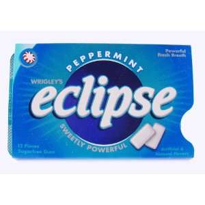 Eclipse Peppermint Sugarfree Gum (229970) 12 ct (Pack of 12)  