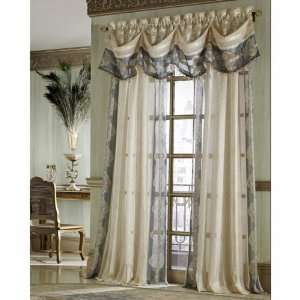  American Living Curtains, Forenza Print Panel   Chocolate 