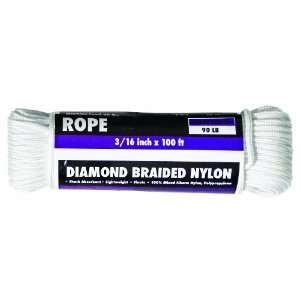  Rope King DBP 316100 Diamond Braided Poly Rope 3/16 inch x 