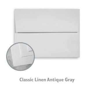  CLASSIC Linen Antique Gray Envelope   250/Box Office 