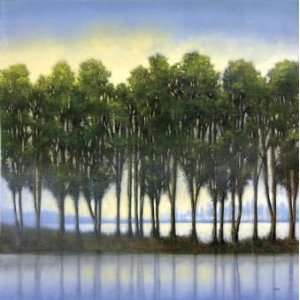  Albert Williams 35W by 35H  Trees in a Row CANVAS Edge 