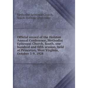  record of the Holston Annual Conference, Methodist Episcopal Church 