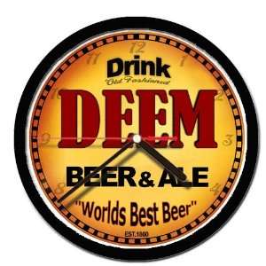  DEEM beer ale cerveza wall clock: Everything Else