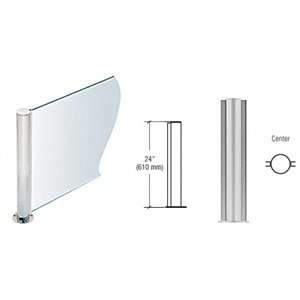   Stainless 24 Round PP08 Elegant Series Counter/Partition Center Post