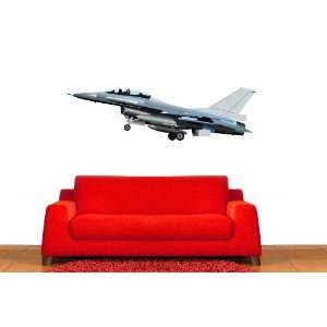 Fighter Jet Removable and Reusable Wall Decal Sticker Graphic By LKS 
