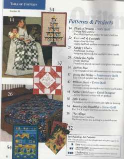 Quiltmaker Magazine November December 2002 # 88 ~ Sunbonnet Sue 