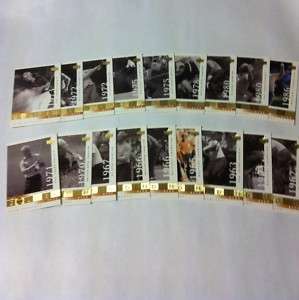 Jack Nicklaus 18 Card Golden Bear 2001 Upper Deck Set  