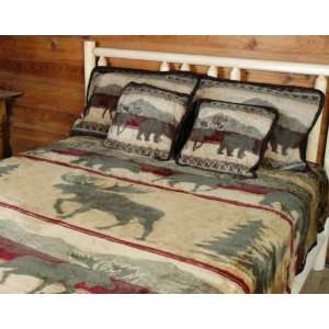  Cedar Run Fleece Bedding: Cedar Run Fleece Bed Set   King 