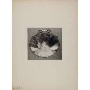  Original 1898 W J Baer Golden Hour Woman Mirror Print 