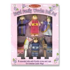  Royal Family Wooden Doll Set: Toys & Games