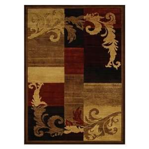   Area Rug   Brown Red Size   7.10 x 10.5 ft. Furniture & Decor