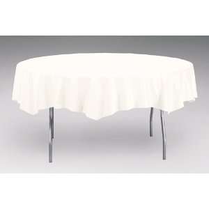  White Octy Round Paper Table Covers: Health & Personal 