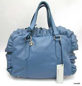 Nwt Roberta Gandolfi Italy Medium Size Leather Satchel Bag Handbag 