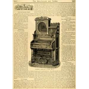  1891 Article American Organs Farrand Votey Co Detroit 