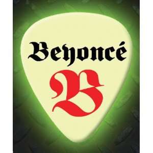  Beyonce 5 X Glow In The Dark Premium Guitar Picks Musical 