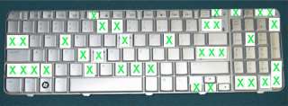 HP G60 SILVER KEYBOARDS INDIVIDUL KEY ONLY 502958 001 (ONE KEY ONLY 