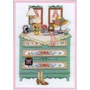   Victorian Dresser, Cross Stitch from Bobbie G Arts, Crafts & Sewing