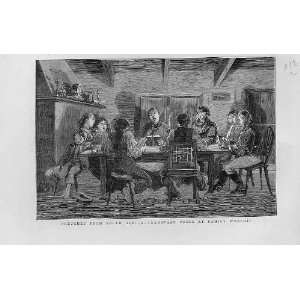  Boer Family At Worship Antique Print S Africa 1880: Home 