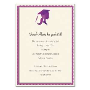 Pretty Purple Grad Invitation: Health & Personal Care