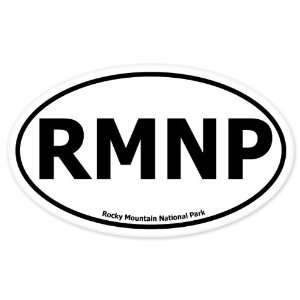  Rocky Mountain National Park Oval car bumper sticker 5 x 