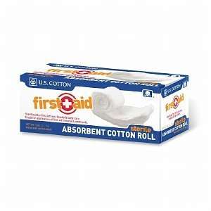   First Aid Sterile Absorbent Cotton Roll, .5 oz